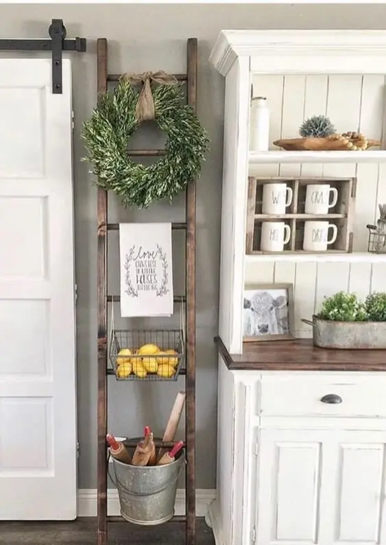 ladder shelving