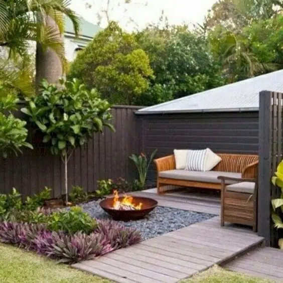 backyard firepit