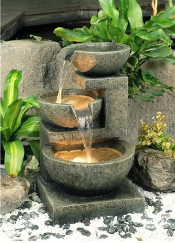 garden fountain