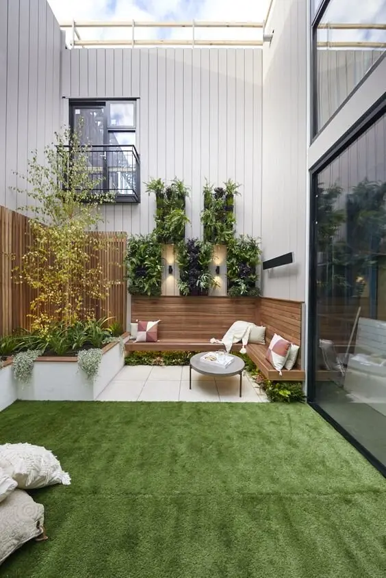 small courtyard