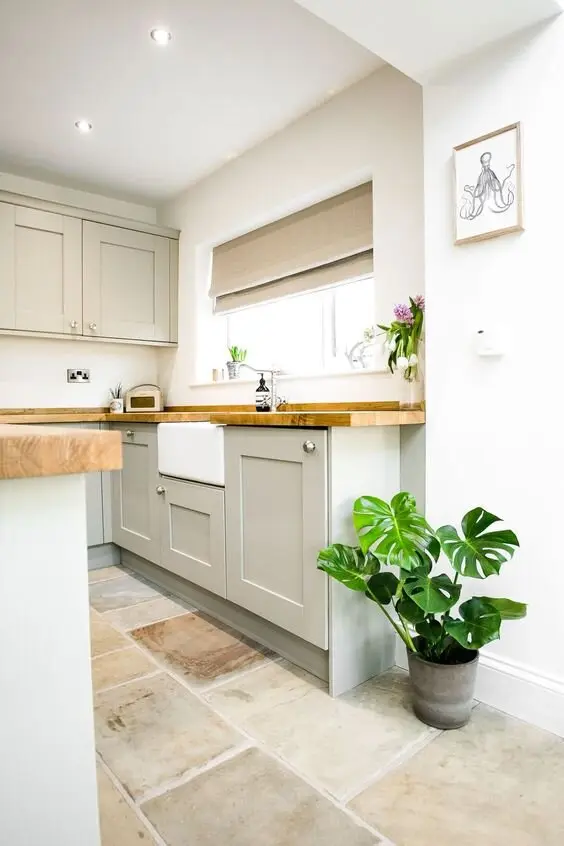 slate kitchen floor