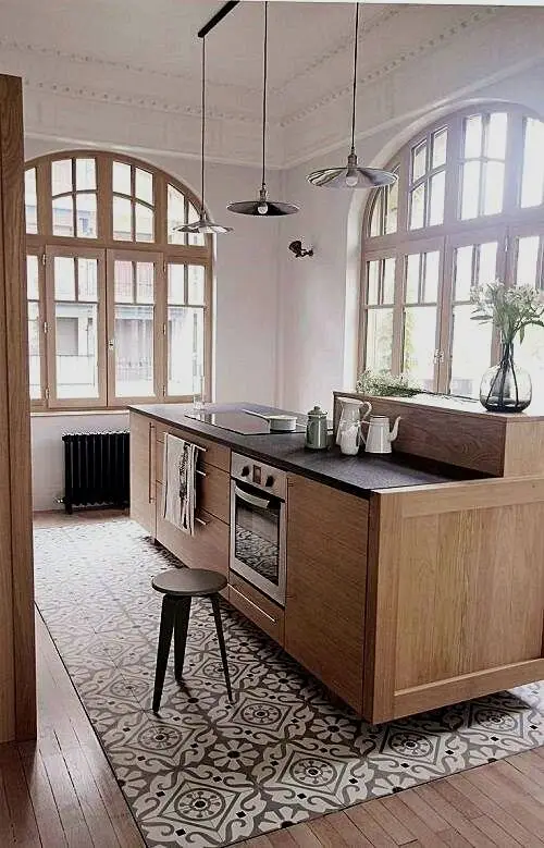 modern kitchen island