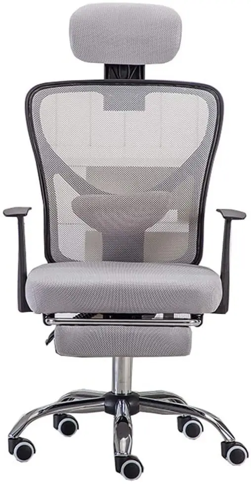 grey office chair