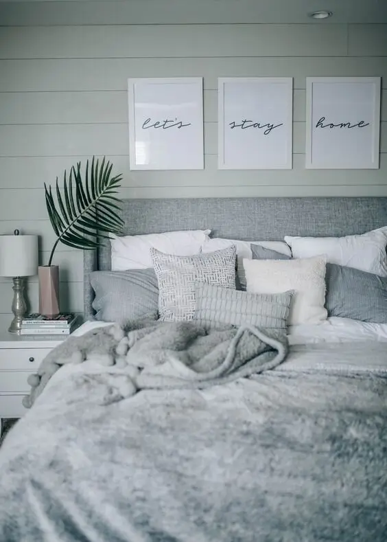 grey bedroom