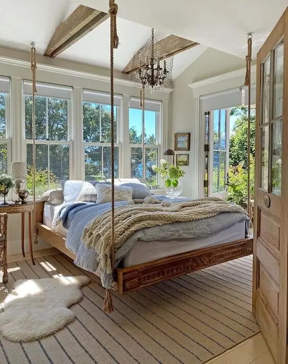hanging bed