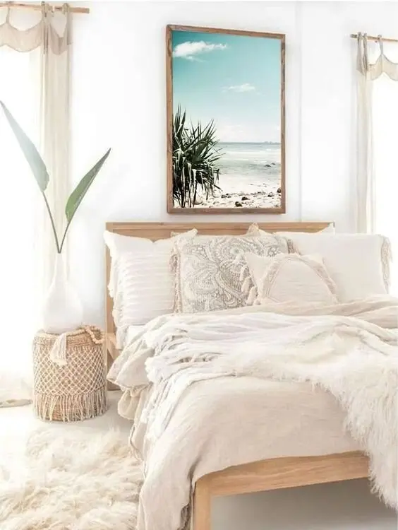 boho coastal bedroom