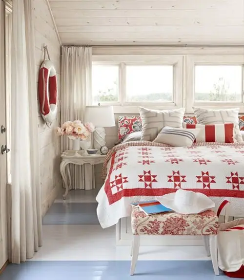 small coastal bedroom