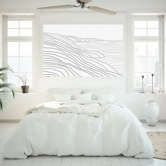 white bedroom