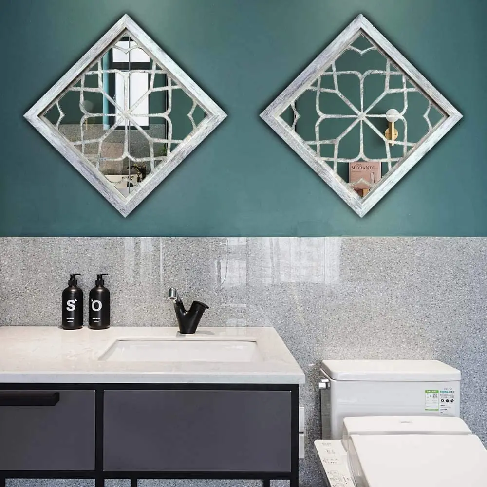 rustic accent mirrors