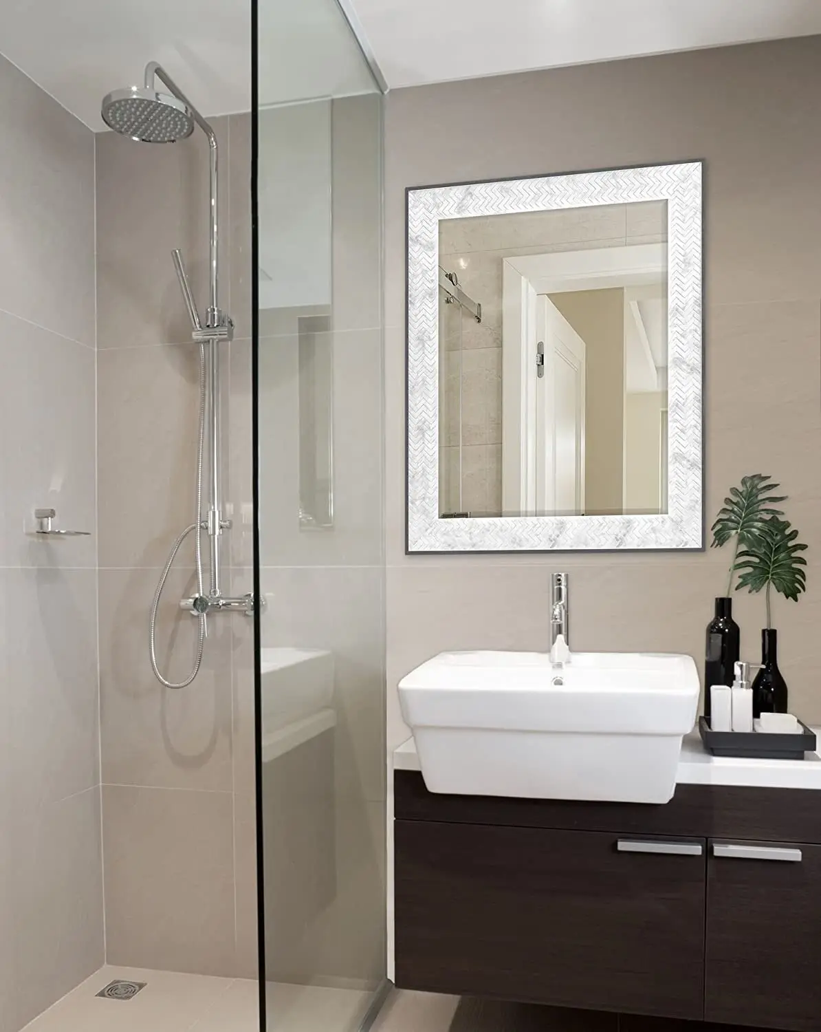 elegant bathroom mirror