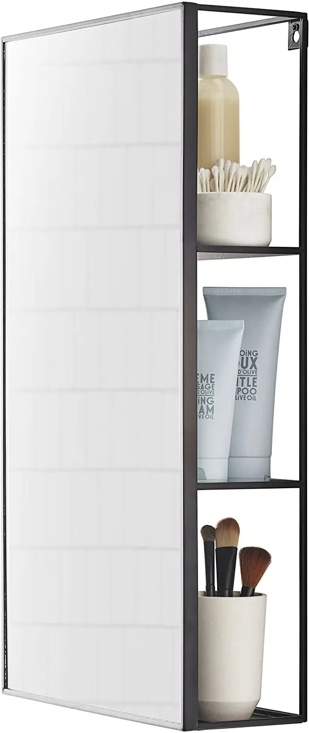 bathroom mirror with storage