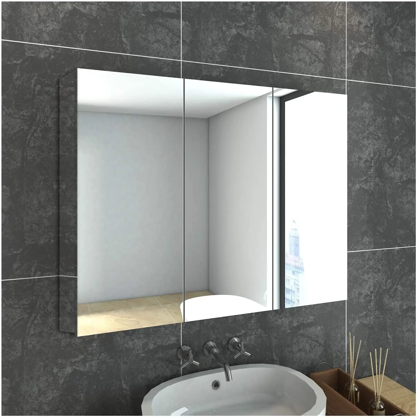 modern bathroom mirror